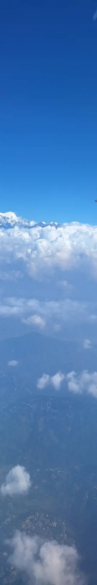 Der erste Blick auf den Everest